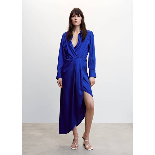 фото Платье mango, размер 40, синий