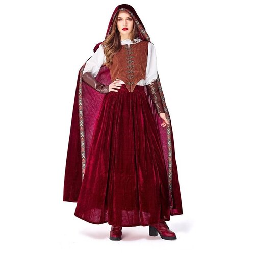 фото Карнавальные костюмы и аксессуары для праздника красная шапочка воительница принцесса воров женский m14661 chimagna 42-44рр s/m