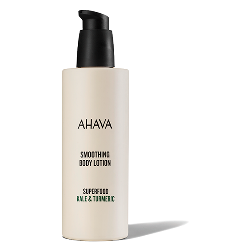 Смягчающий лосьон для тела браунколь и куркума, 250 мл/ Superfood Smoothing Body Lotion - Kale  & Turmeric, Ahava (Ахава) 250 мл