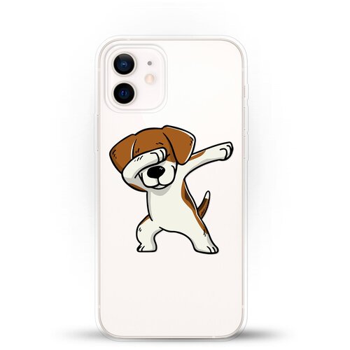 фото Силиконовый чехол swag бигль на apple iphone 12 andy & paul
