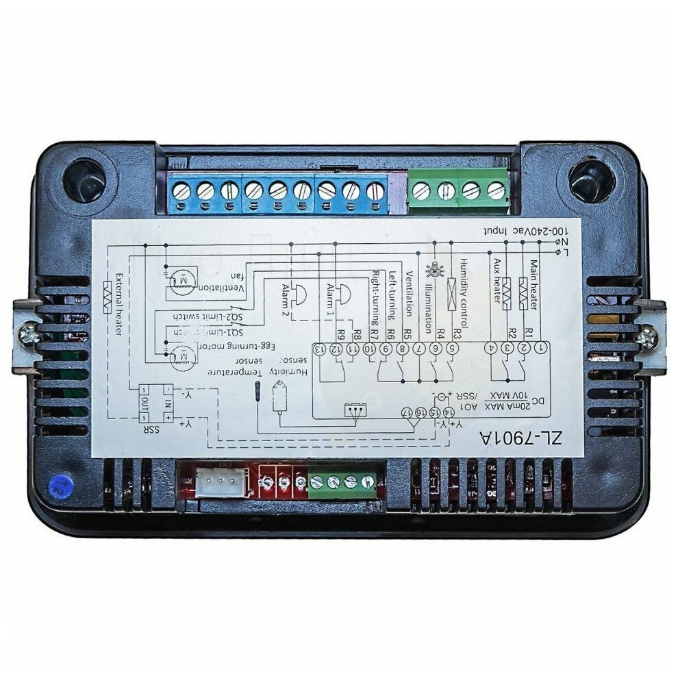 ZL-7901A Для инкубатора многофункциональный, универсальный автоматический контроллер - фотография № 6