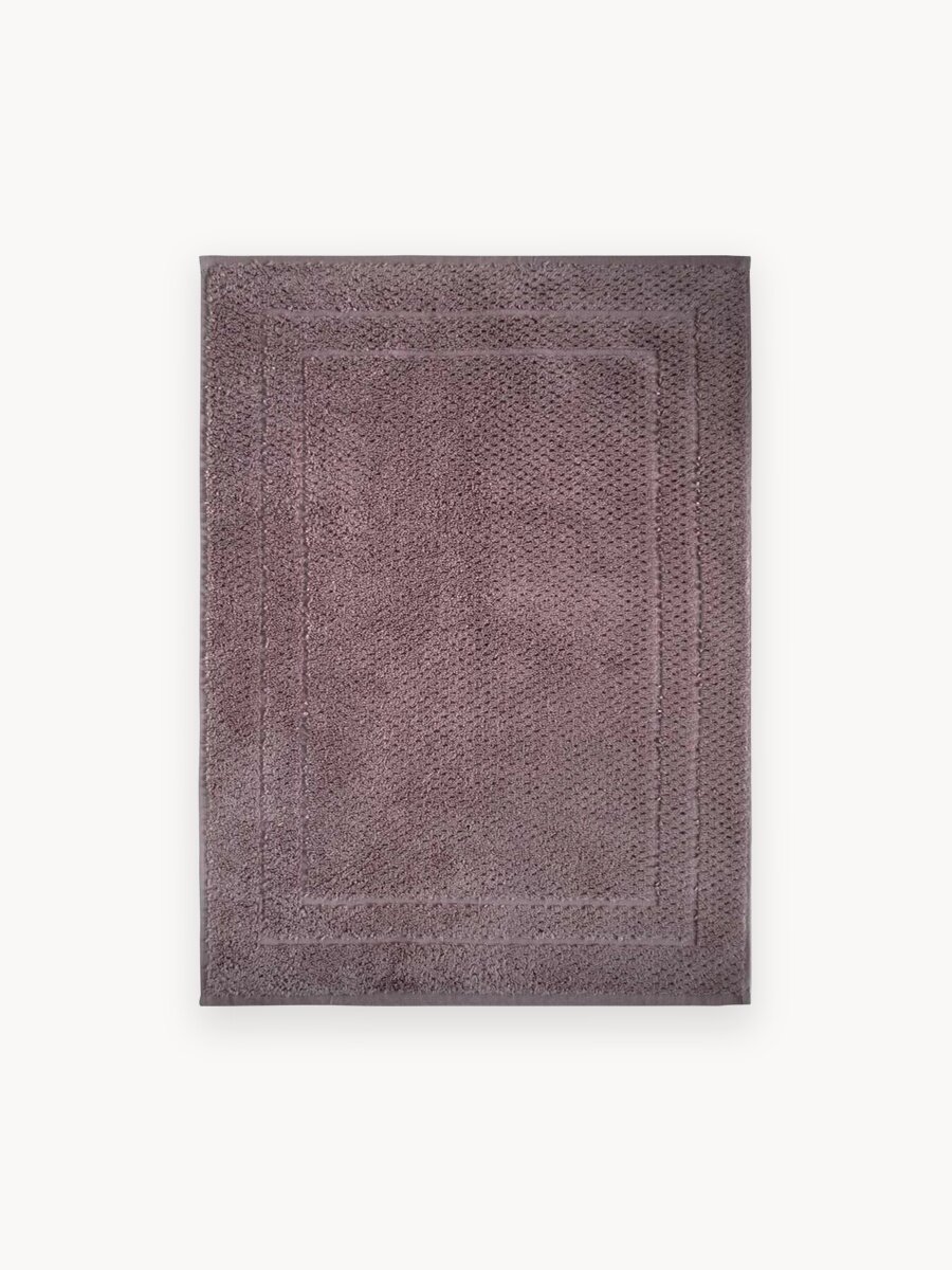Коврик для ванной и туалета микрокоттон от бренда Arya home Arno 50х70 фиолетовый