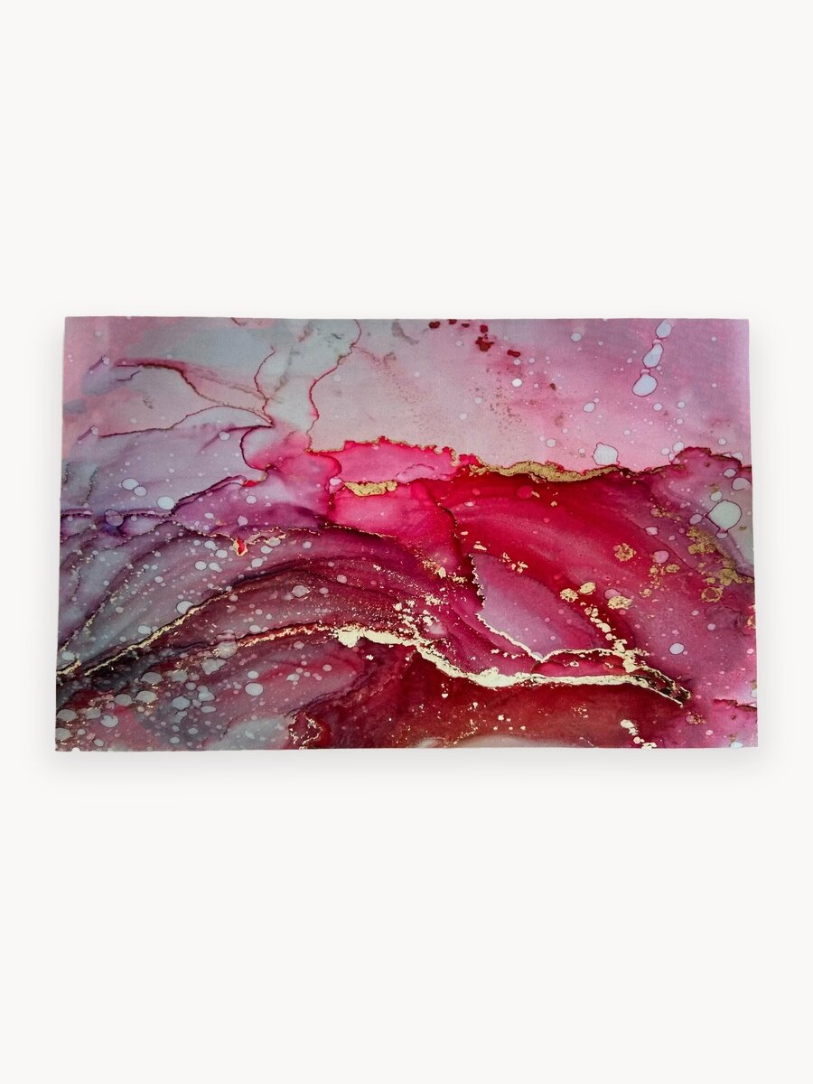 Коврик для ванной 60х120 быстросохнущий розовый влаговпитывающий