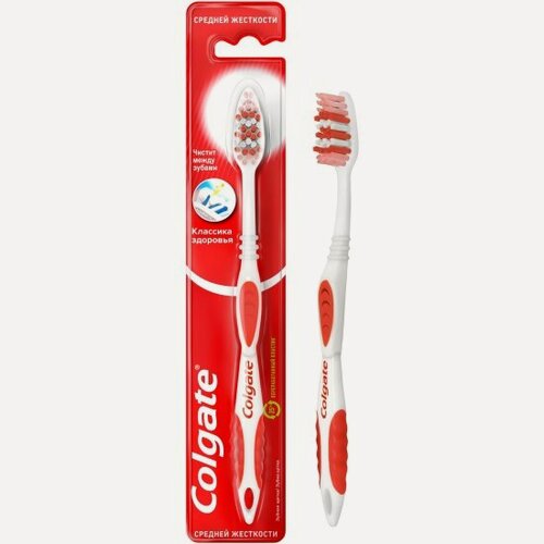 Изображение товара Зубная щетка Colgate Классика Здоровья, средняя