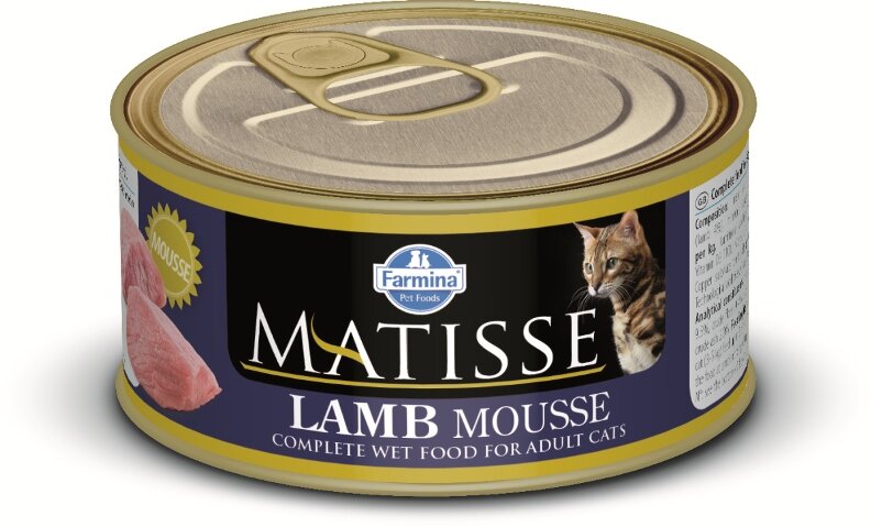Farmina Matisse 12шт по 85г консервы для кошек с ягненком