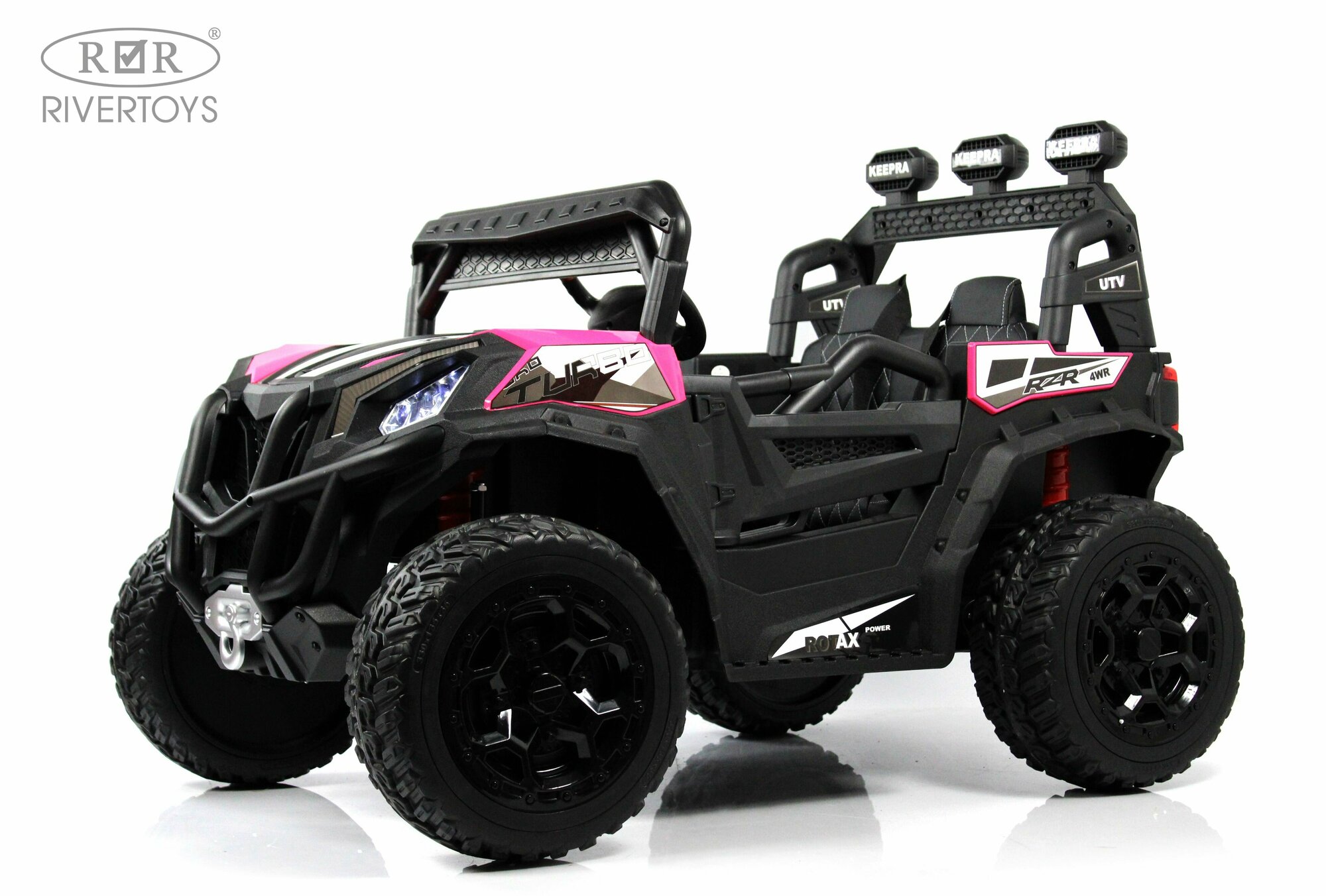 RiverToys Детский электромобиль C111CC темно-розовый