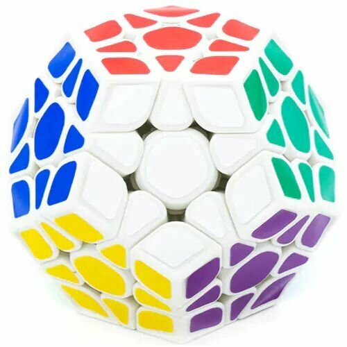 Мегаминкс Рубика Большой / Shengshou Megaminx Mingzhu Белый / Игра Головоломка