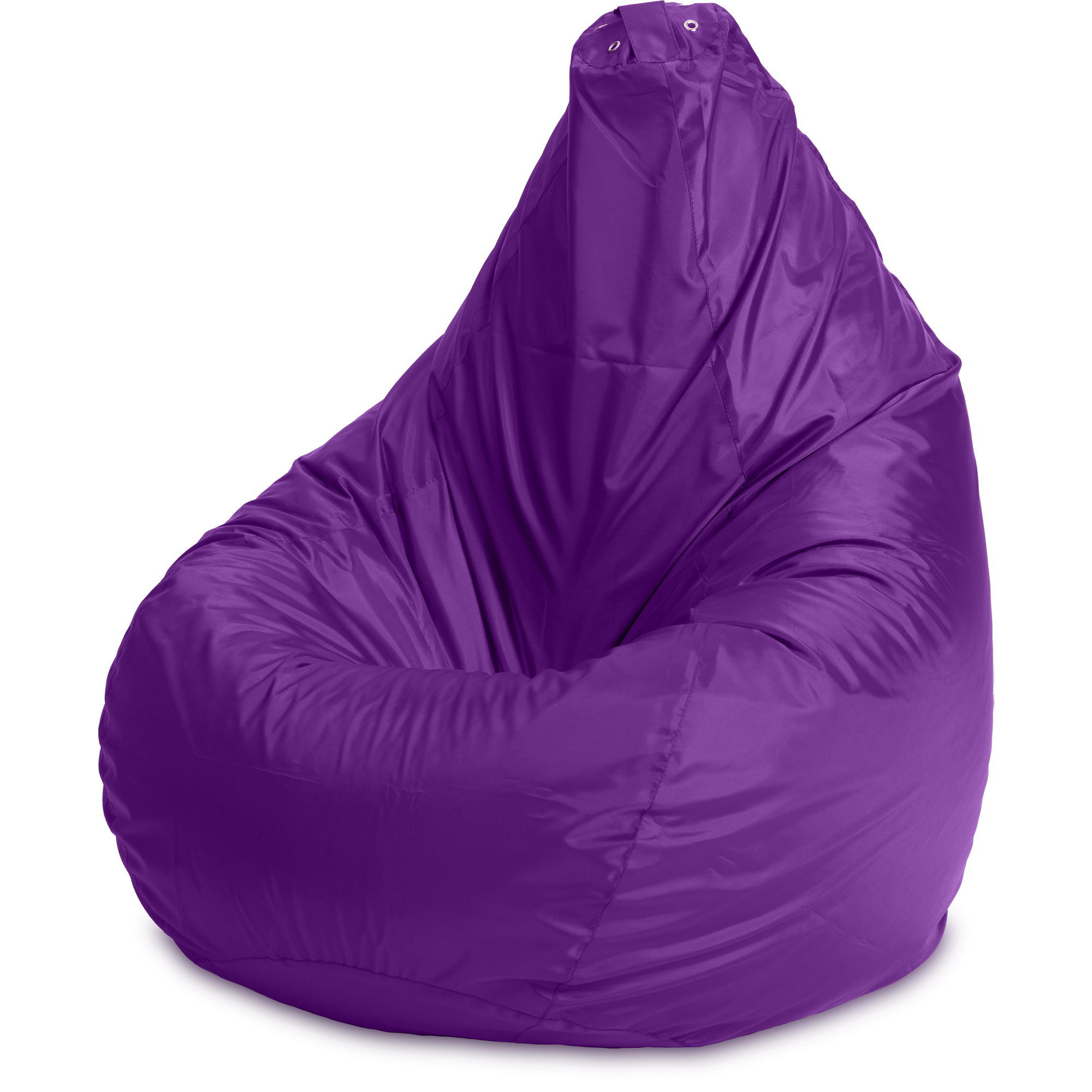 Пуффбери кресло-мешок груша L пурпурный оксфорд
