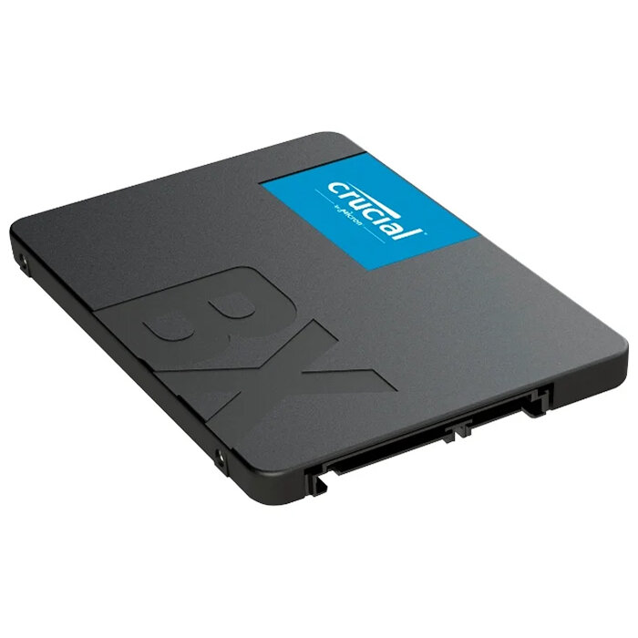 Crucial Накопитель SSD 2.5" 500 Gb Crucial BX500 (550/500MBs, 1 500 000 ч, 120 TBW) TLC 3D NAND