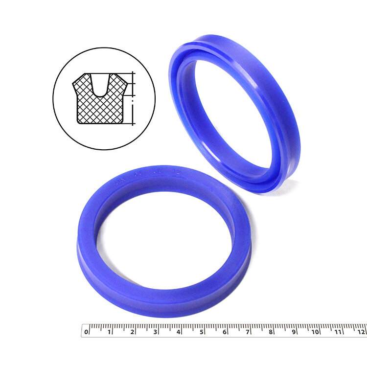 Манжета гидравлическая 65х80х12 (манжета цилиндра 80*65*12) тип UN PU (полиуретан)