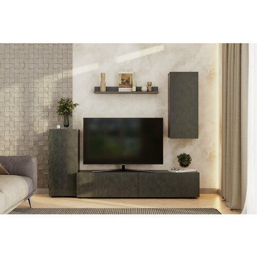 Мебель для гостиной МГС 10 00-00110770 2048х170х33 см цвет металлбруклин 9599₽