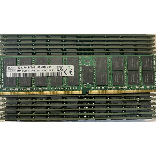 Оперативная память серверная DDR4 Reg ECC 216gb32GB 2Rx4 PC4-2133P 2133 мгц 710000₽