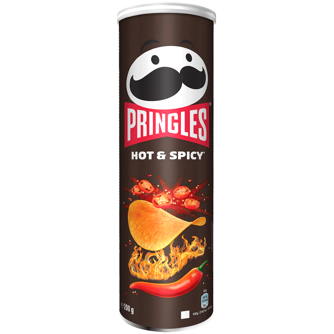 Картофельные чипсы Pringles Hot & Spicy, со вкусом перца чили, 165 гр