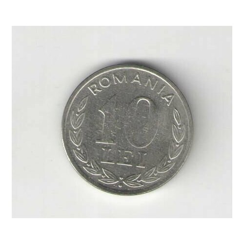 Монета 10 лей 1993 Румыния