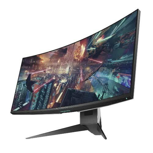 34.1" Монитор Alienware AW3418DW, 3440x1440, 120 Гц, IPS, серый