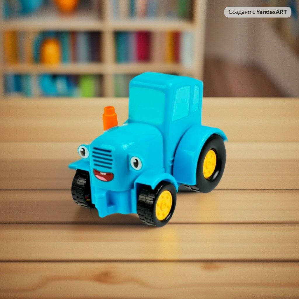 Конструктор "Синий трактор" большие кубики 4 дет. 10006-GK
