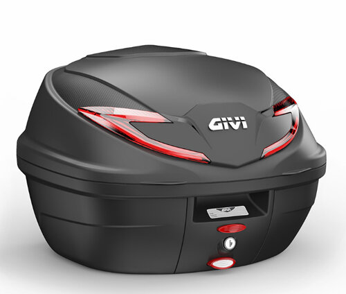 Кофр GIVI 36L BLACK RED REFLECTORS (B360N2)