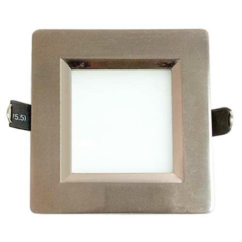 фото Светодиодная панель 110x110мм 6Вт 3000К матовый хром HOROZ ELECTRIC