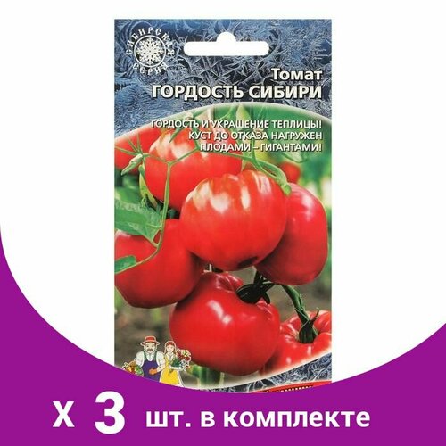 Семена Томат Гордость Сибири20 шт. (3 шт) семена сидератов для парников и теплиц 0 25кг