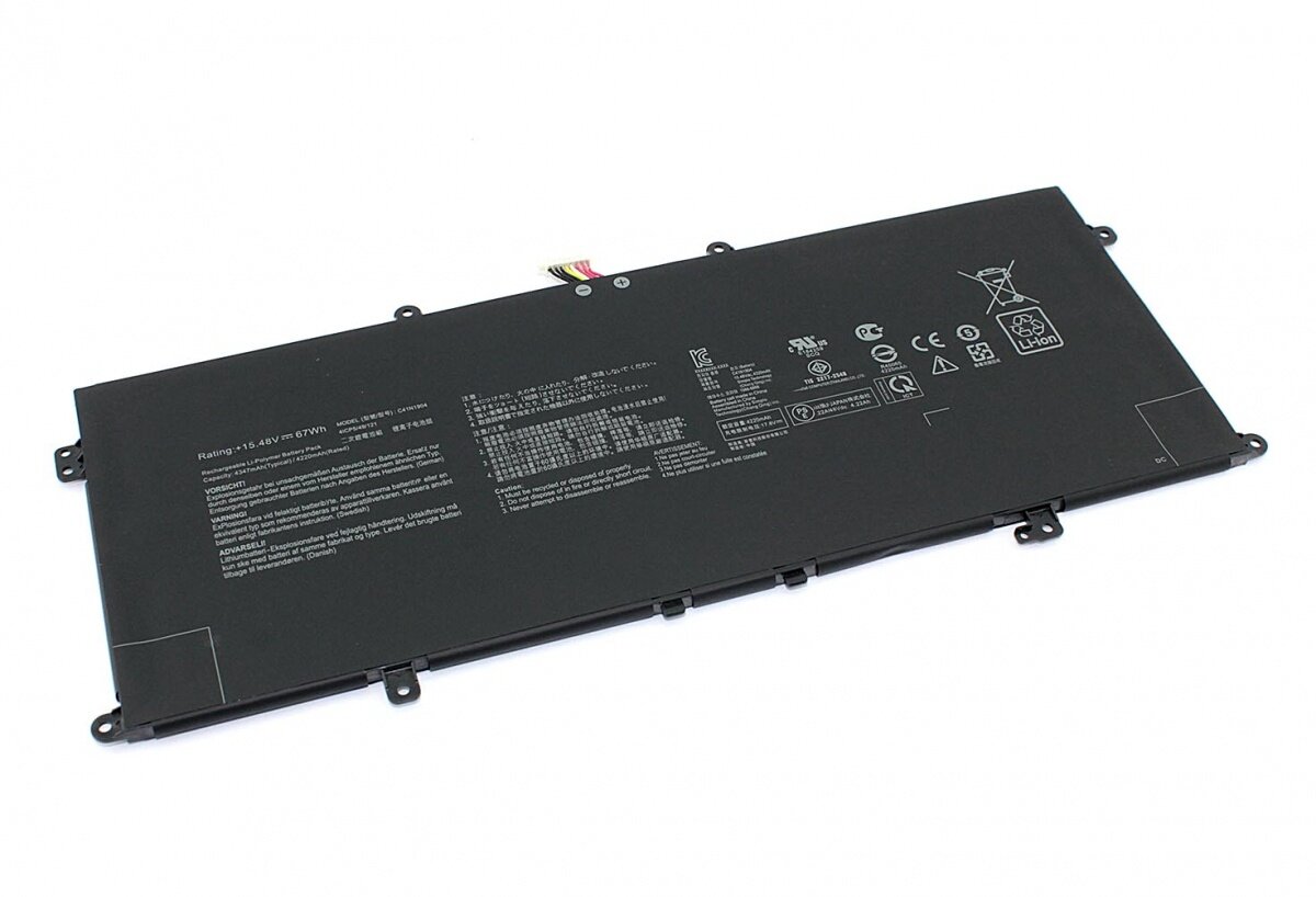 Аккумулятор для Asus ZenBook S UX391UA-ET012T 15.4V (67wh)