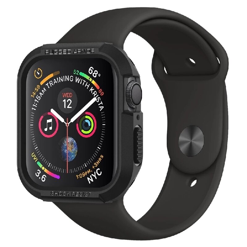 Чехол SPIGEN для Apple Watch 5 / 4 (44мм) - Rugged Armor - Черный - 062CS24469