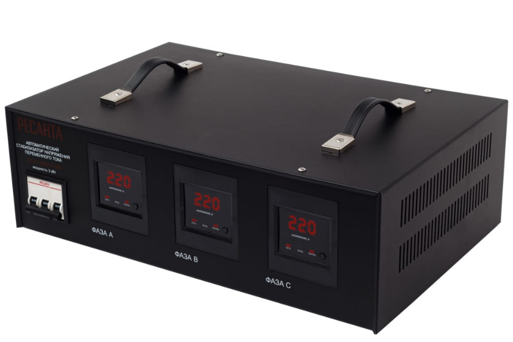 фото Стабилизатор напряжения трехфазный АСН 3000/3 Ресанта