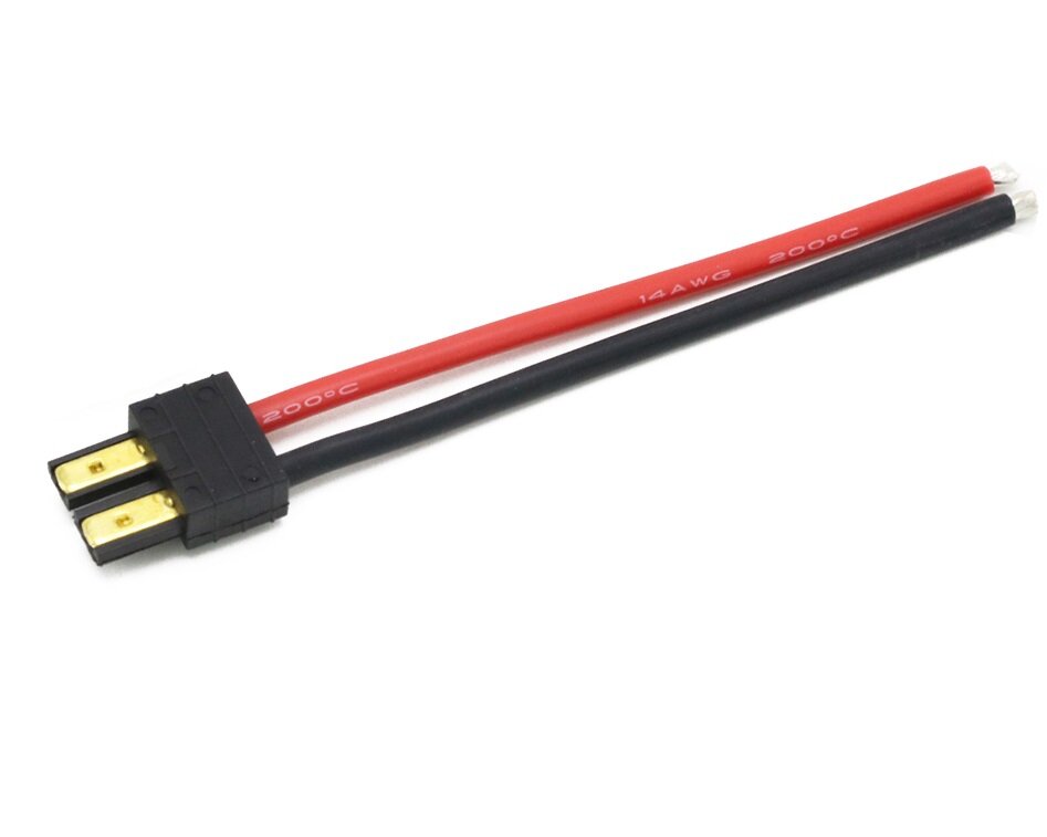 Разъем Traxxas (папа) на проводе 10см 14AWG AIII-C-050