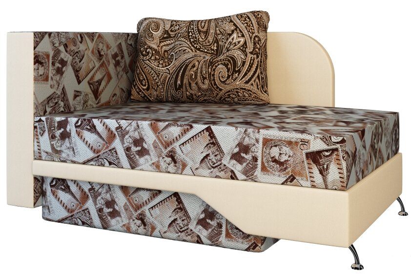 фото Диван-кушетка Весна левый велюр 70см