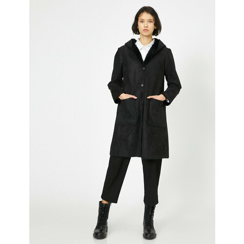 Пальто  KOTON, размер 34, черный