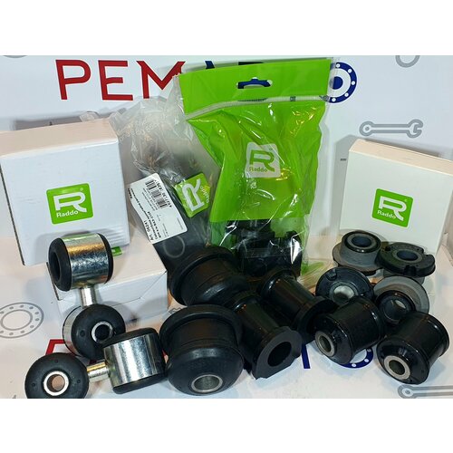 Комплект сайлентблоков передней подвески 2192 Калина 2 стабилизатор 24мм 12шт Raddo 1900₽