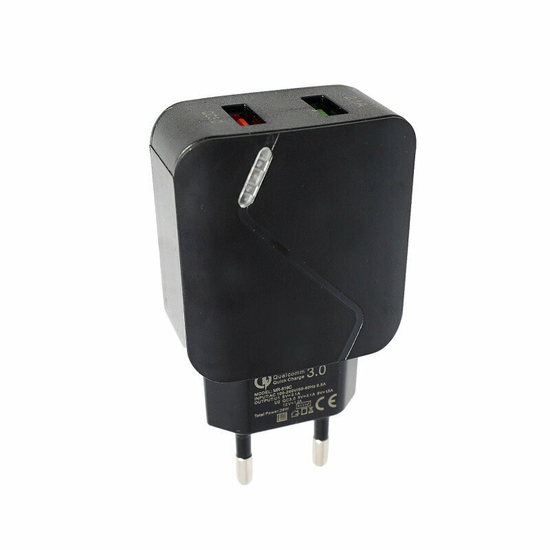 Блок питания MRM 2USB 2.4A + QC3.0 5V 3.1A