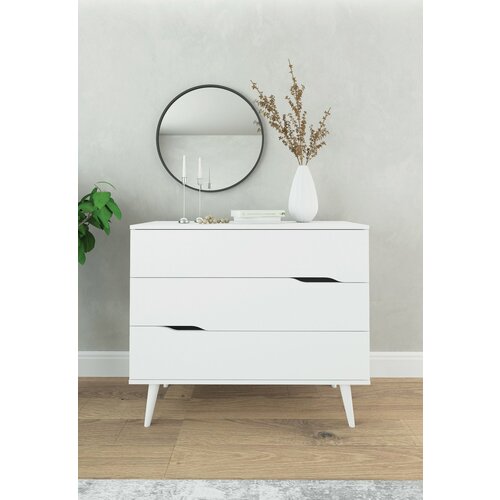 Комод Комфорт 3 ящ ШхГхВ 100х427х847 см цвет Белый 12060₽