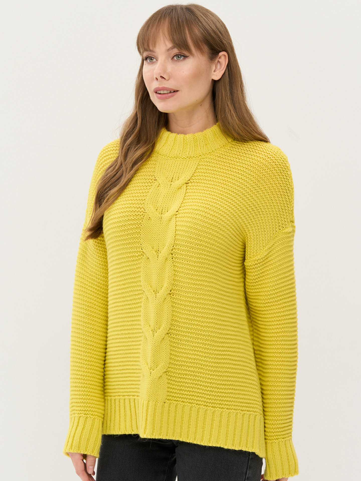 Свитер VAY, размер 50-52, , желтый