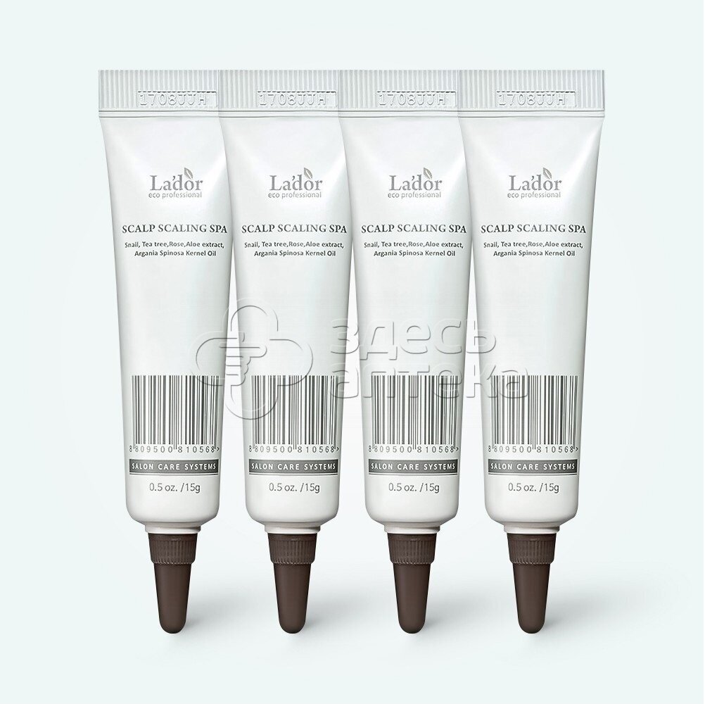 Ладор Сыворотка-пилинг для кожи головы LADOR Scalp scaling spa 15гр*4шт