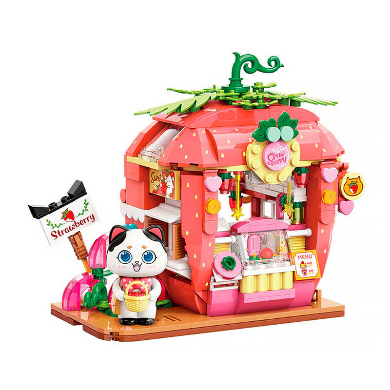 Конструктор Keeppley Прекрасная улица: Клубничный домик K28008