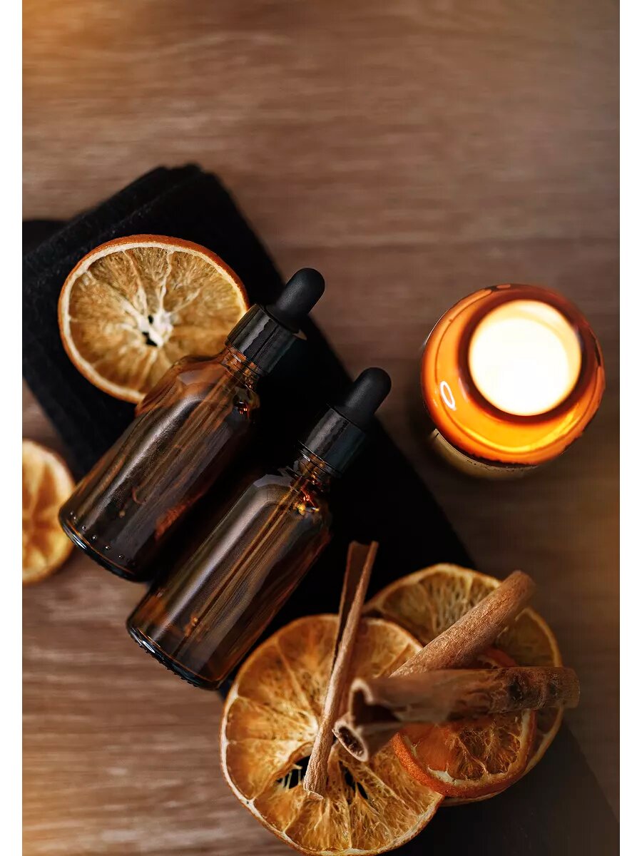 Набор флаконов стеклянных с пипеткой 50 мл — фото 1