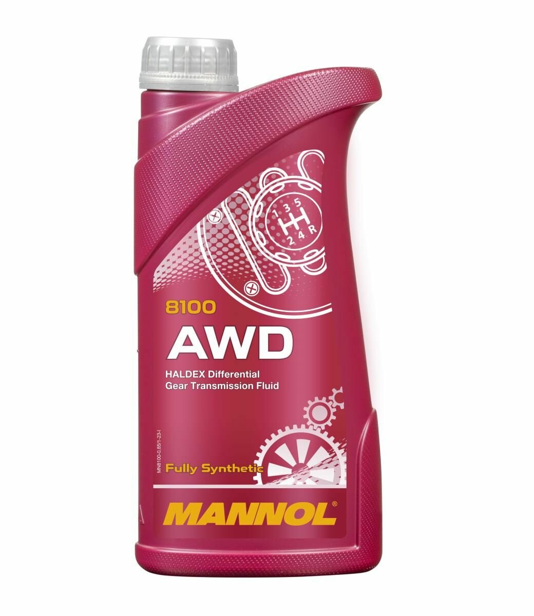 8100085 8100 MANNOL AWD Getriebeoel 0,85 л. Синтет (MANNOL)