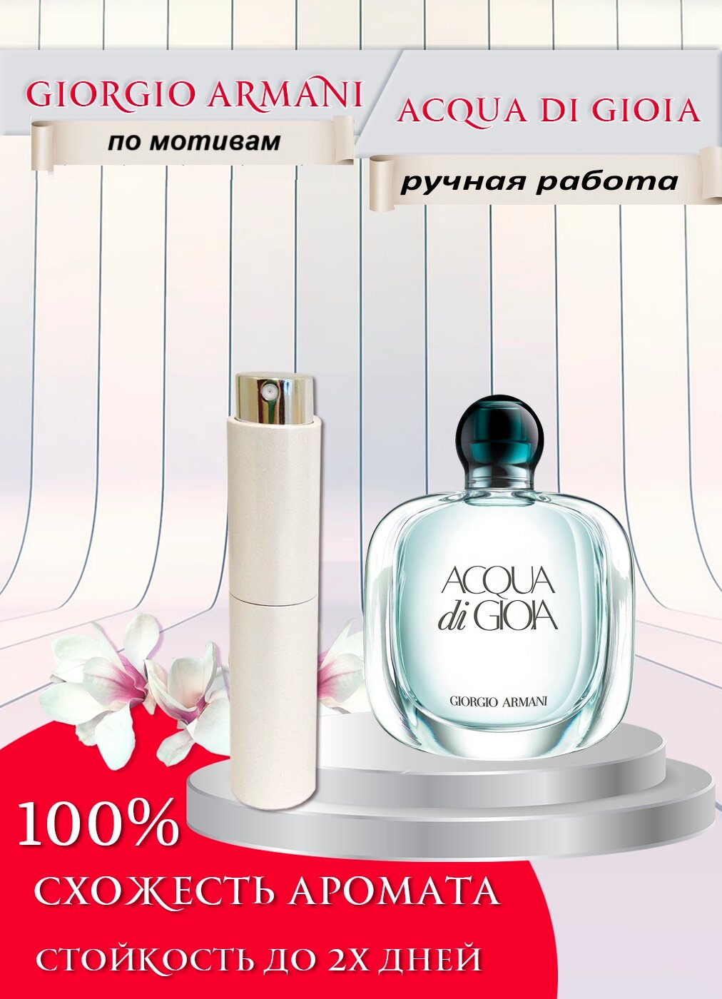 Парфюмерная вода по мотивам Acqua di Gioia Armani (Армани Аква ди Гойя) 10 мл