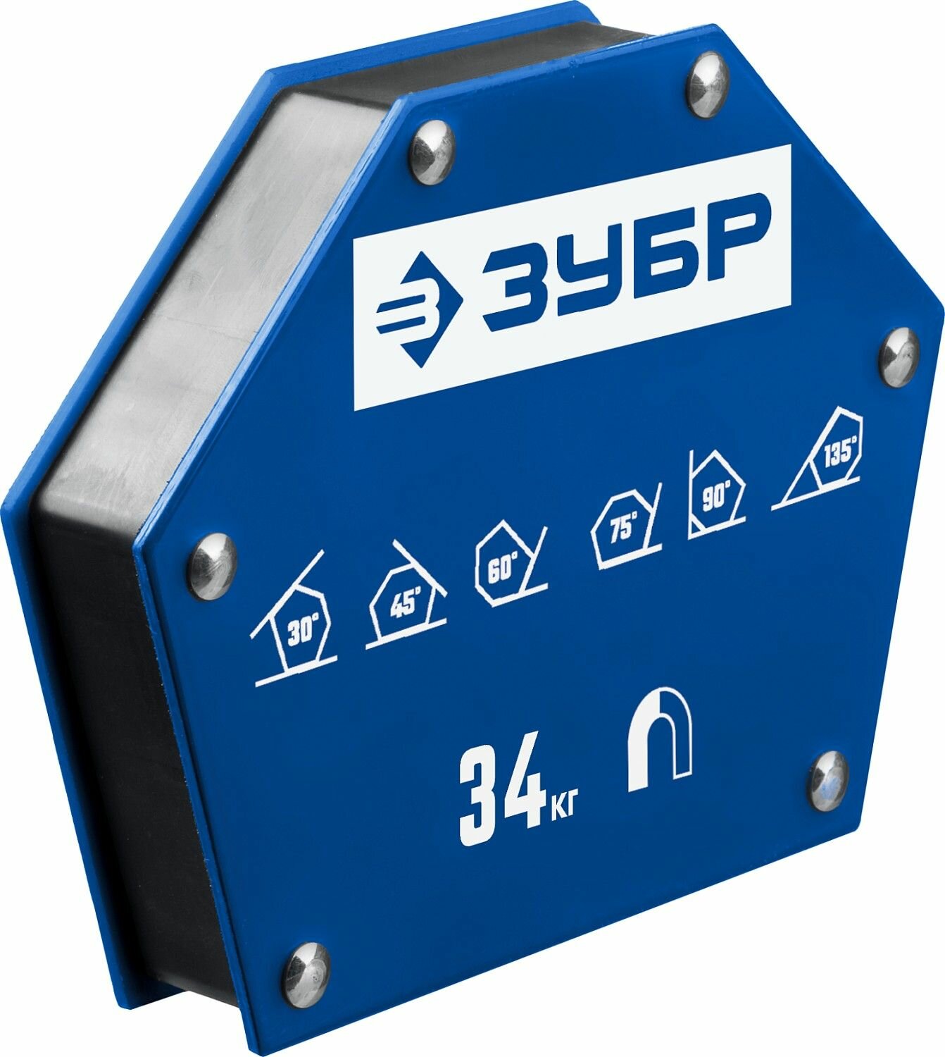 Угольник магнитный ЗУБР УМ-6 34 кг профессиональный для сварочных работ 40055-34