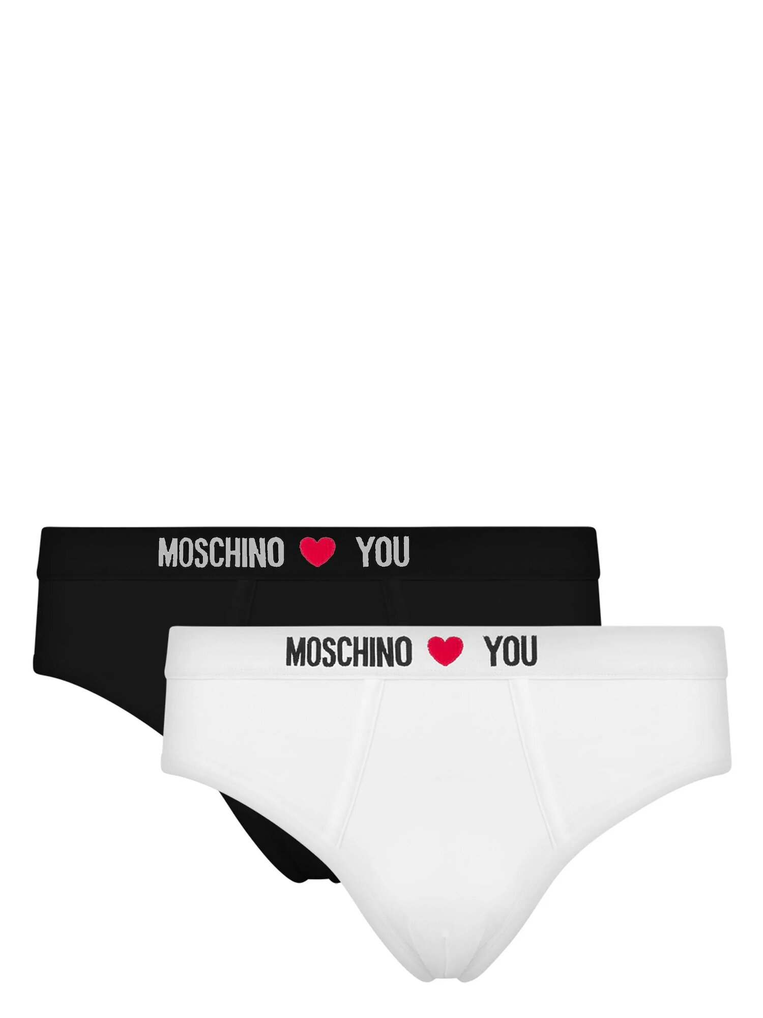 Трусы MOSCHINO, комплект из 2 шт., размер XS, черный