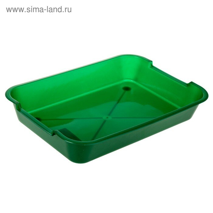 Туалет средний без сетки 36 х 26 х 6,5 см, зеленый