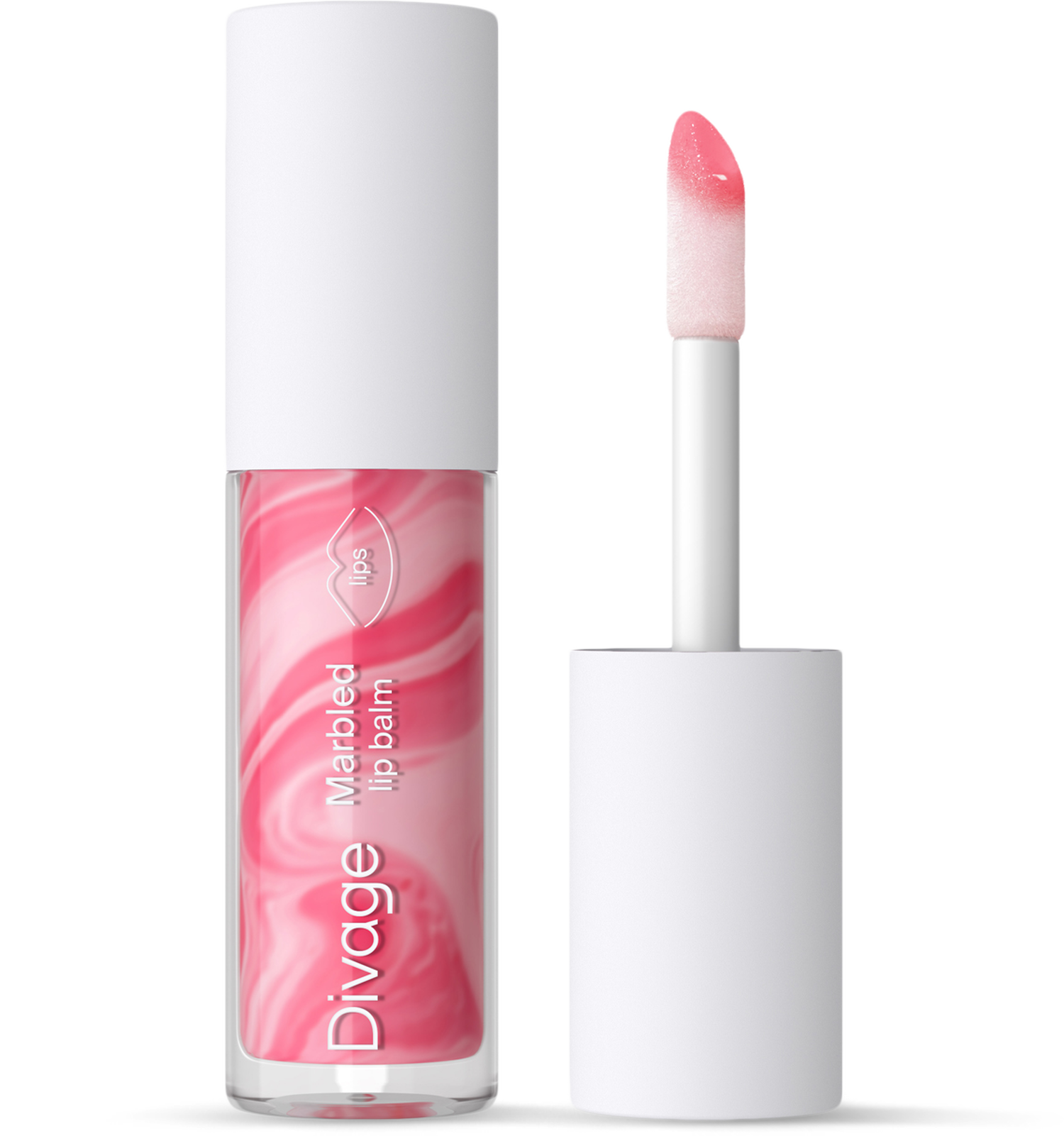 DIVAGE Бальзам для губ Marbled Lip Balm т02 4мл