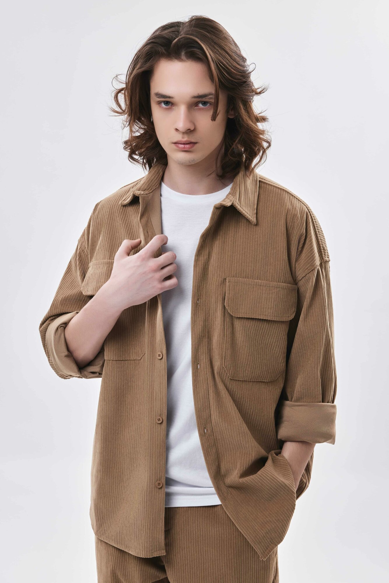 Рубашка TERRA PRO, размер L, beige — фото 1