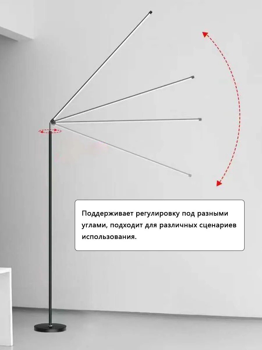 Изображение Сверхяркий светодиодный торшер для гостиной и спальни, настольный торшер, защищающий глаза