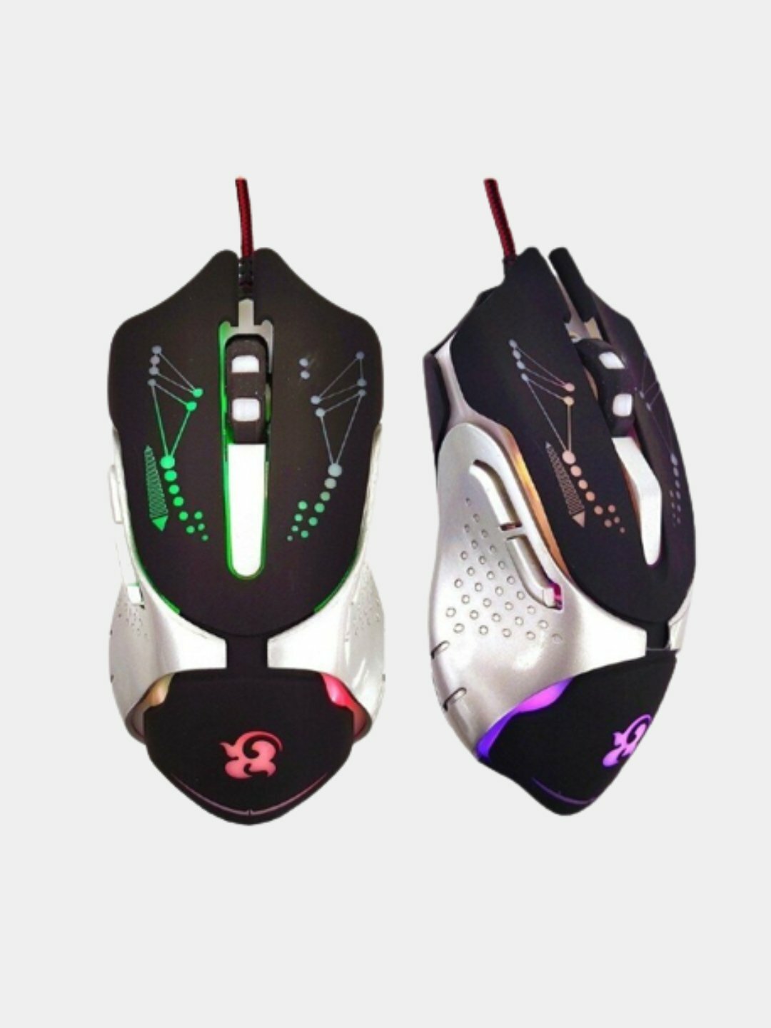 Игровая мышь C29 — проводная, с RGB-подсветкой, оптический сенсор, USB, чёрная.