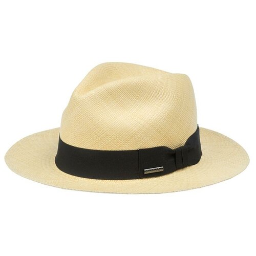 фото Шляпа stetson арт. 2138408 fedora panama (бежевый), размер 57