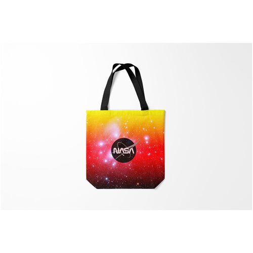 фото Сумка-шоппер / 40х40 см / популярные иллюстрации / модные nasa burnettie