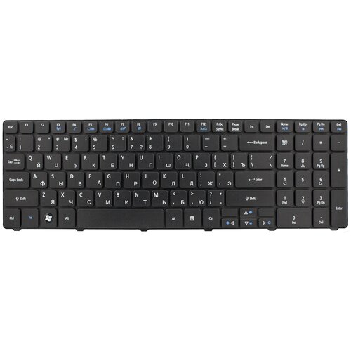 Клавиатура для ноутбука Acer Aspire 5750g / 5742g / 5560 / 5560g / 7750g - Черная