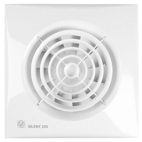 Вытяжной вентилятор Soler & Palau SILENT-200 CZ, white 16 Вт