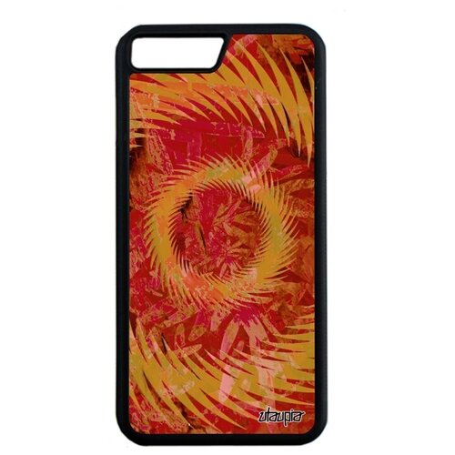 фото Защитный чехол на смартфон // apple iphone 7 plus // "мандала спираль" круг символ, utaupia, красный